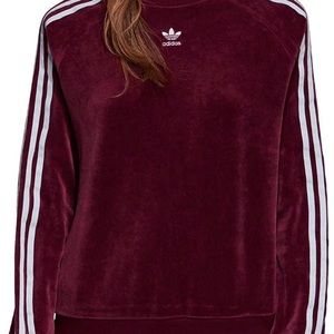 Adidas Velvet Crew-Neck Sweatshirt